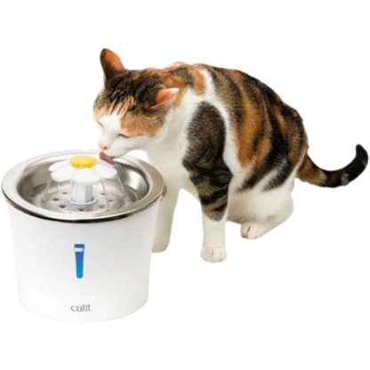 Catit Blumentrinkbrunnen mit Edelstahleinsatz – Hygienisch, ansprechend und ideal für wählerische Katzen