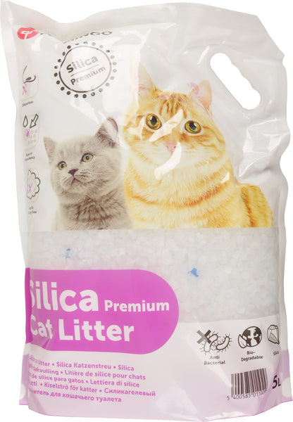 Silikat-Katzenstreu – Grobe Körner für maximale Saugkraft & Hygiene