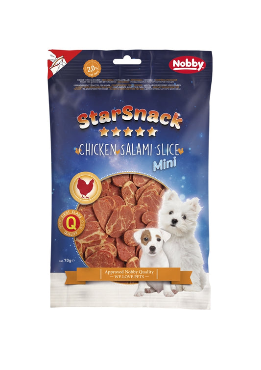 StarSnack MINI Chicken Salami Slice – Der salamiweiche Genuss für zwischendurch