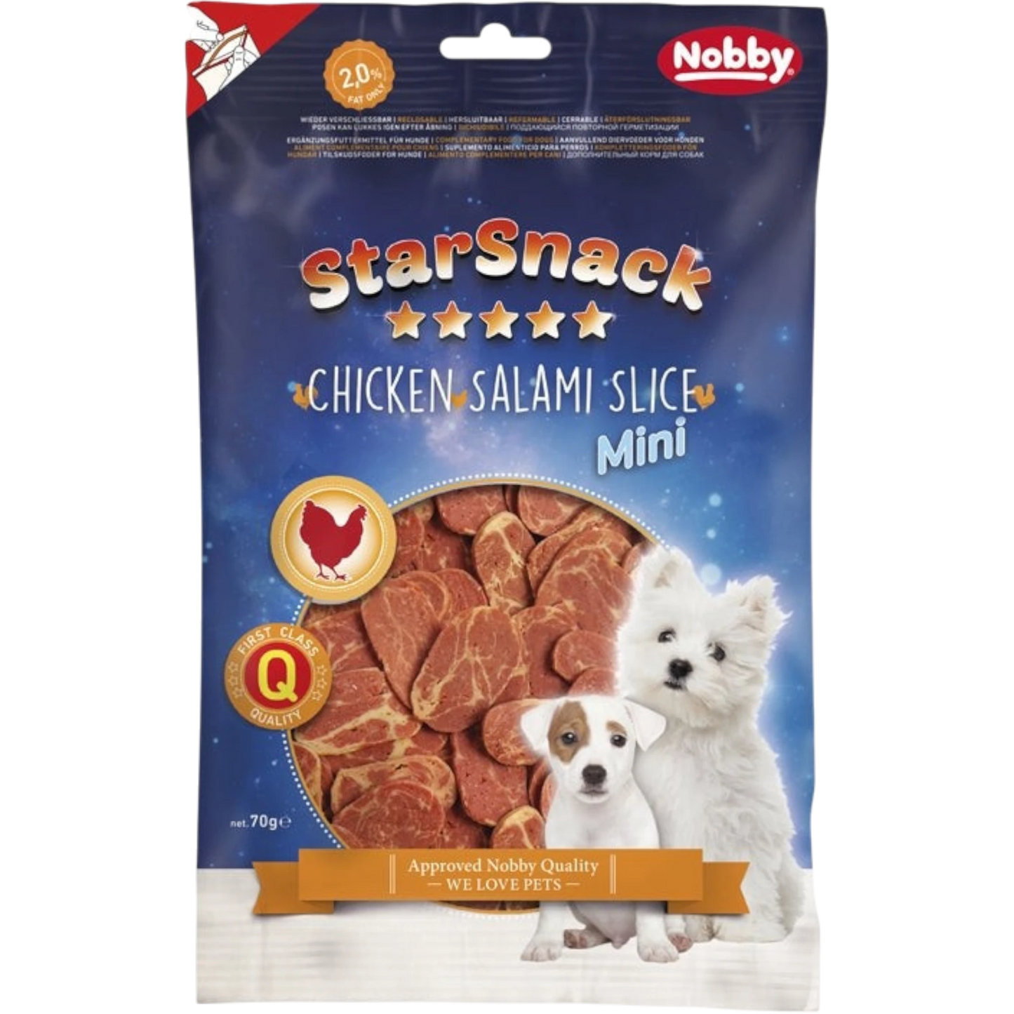 StarSnack MINI Chicken Salami Slice – Der salamiweiche Genuss für zwischendurch