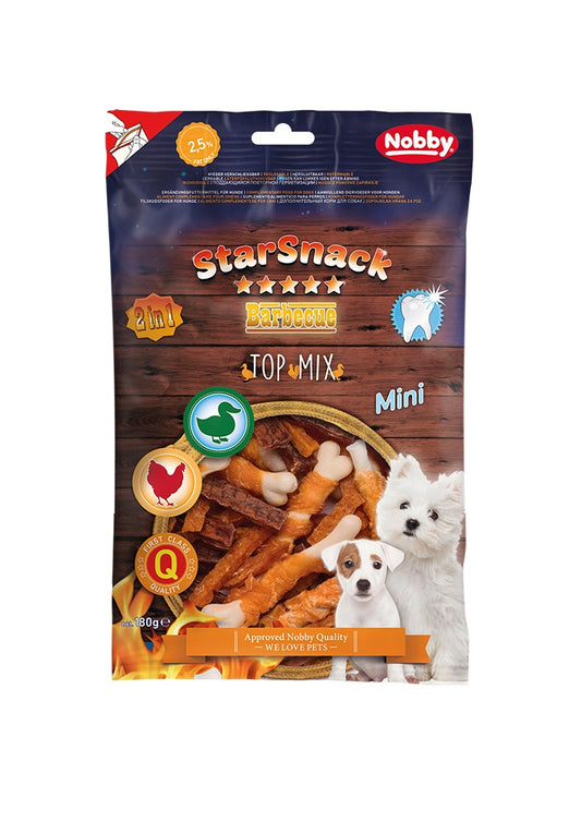 StarSnack BBQ MINI Top Mix – Der vielseitige Kauspaß für kleine Hunde & Welpen