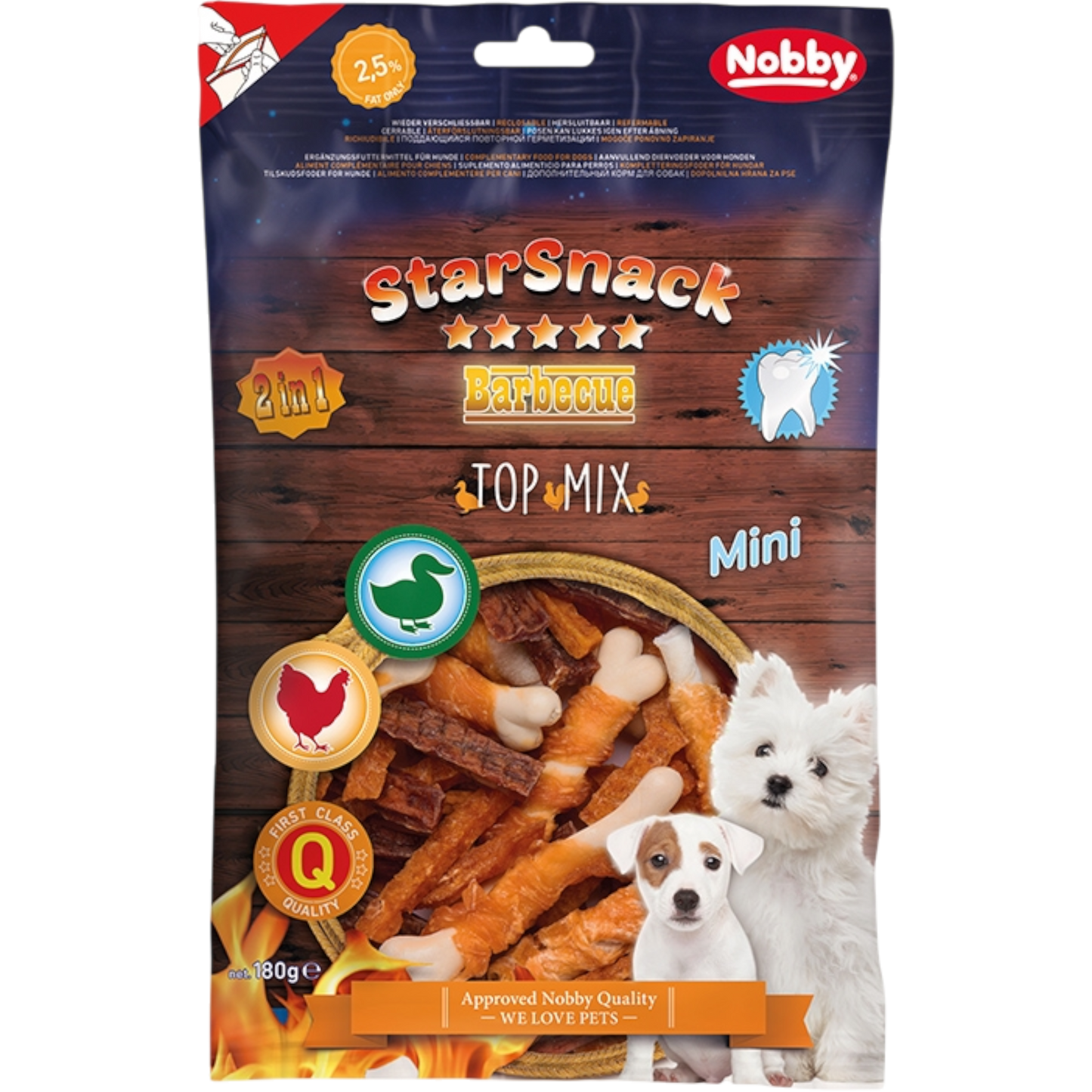 StarSnack BBQ MINI Top Mix – Der vielseitige Kauspaß für kleine Hunde & Welpen