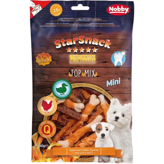 StarSnack BBQ MINI Top Mix – Der vielseitige Kauspaß für kleine Hunde & Welpen