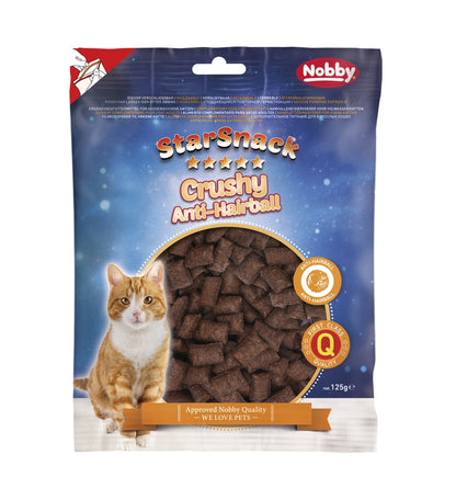StarSnack Crushy Anti-Hairball – Cremig gefüllt. Funktional wirksam. Für weniger Haarballen.