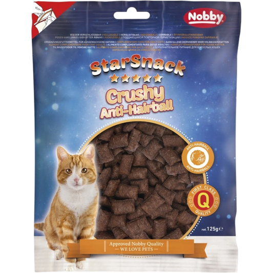 StarSnack Crushy Anti-Hairball – Cremig gefüllt. Funktional wirksam. Für weniger Haarballen.