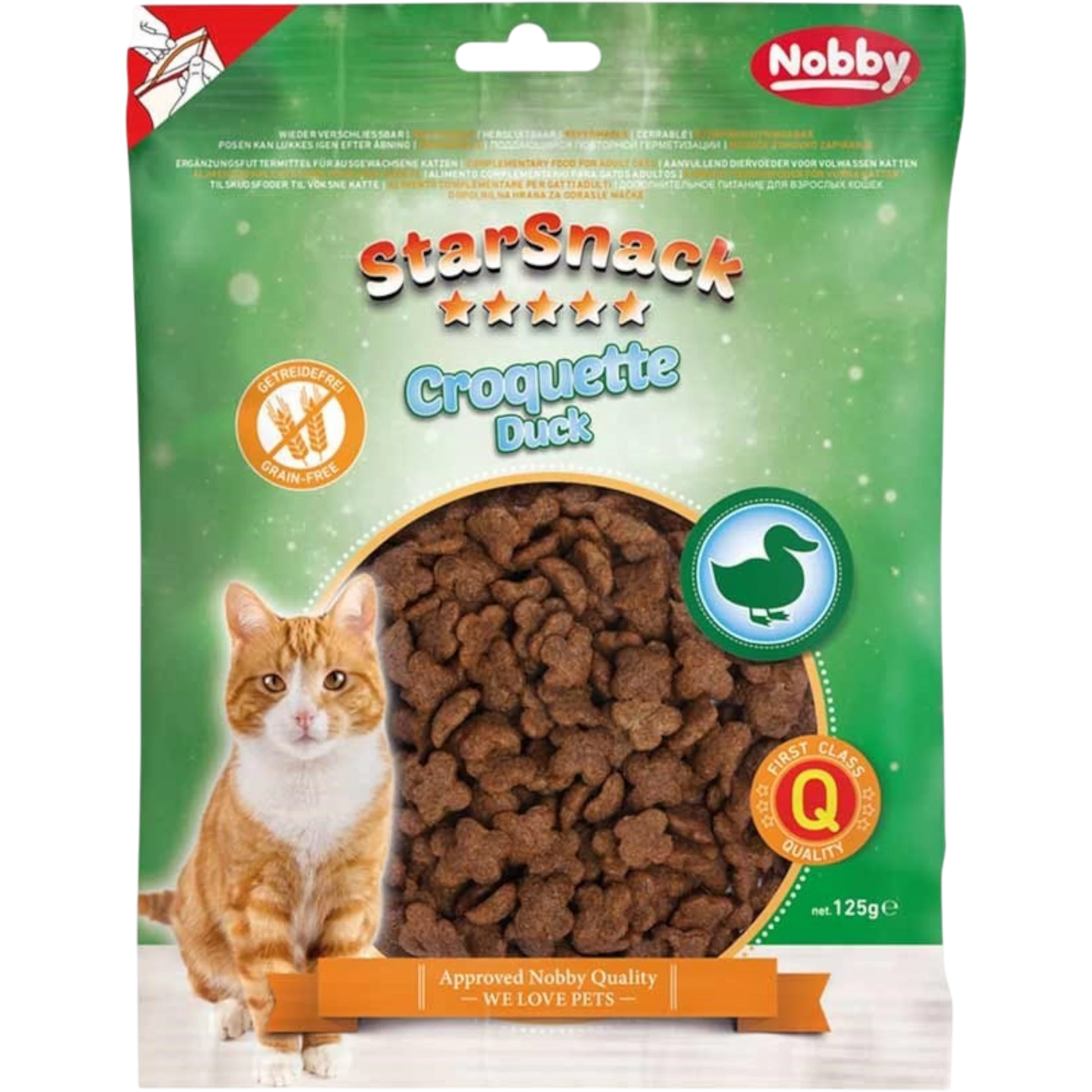 StarSnack Croquette Duck – Getreidefreie Knusperhappen mit Ente, FOS & Yucca