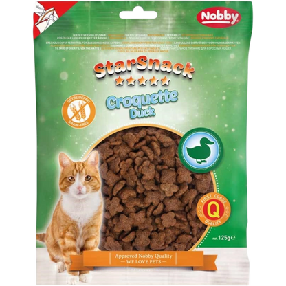 StarSnack Croquette Duck – Getreidefreie Knusperhappen mit Ente, FOS & Yucca