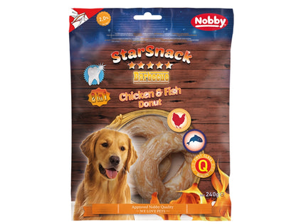 StarSnack Chicken & Fish Donut – Gesunder Kauspaß in Donut-Form