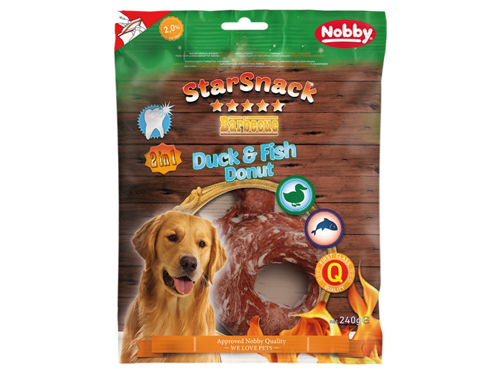 StarSnack BBQ Duck & Fish Donut – Für alle, die ihren Hund rundum verwöhnen möchten