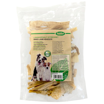 Nobby Nature Lammkopfhaut – Kauspaß für empfindliche Hunde