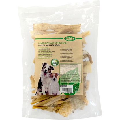 Nobby Nature Lammkopfhaut – Kauspaß für empfindliche Hunde
