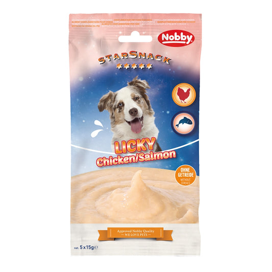 StarSnack LICKY Dog Chicken & Salmon – Doppelt lecker, cremig leicht