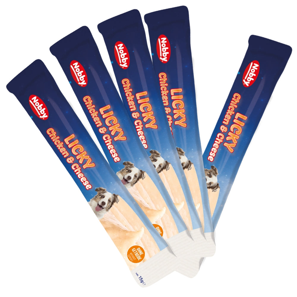 StarSnack LICKY Dog Chicken & Cheese – Cremige Belohnung mit zartem Huhn & feinem Käse