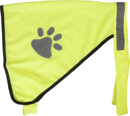 Fluoreszierende Sicherheitsweste für Hunde