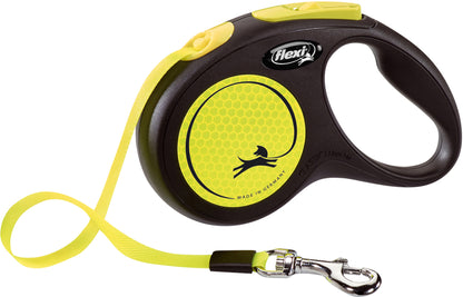 Flexi Roll-Leine New Neon – Sicher unterwegs mit maximaler Sichtbarkeit