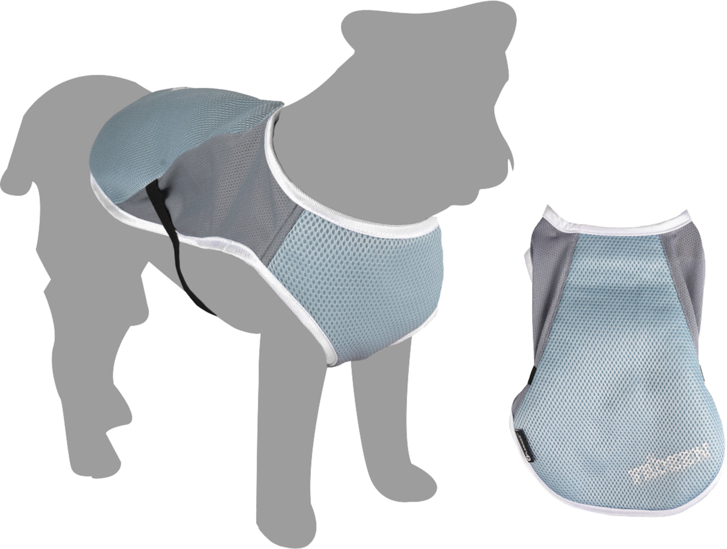 Hundekühlmantel Frozen – Erfrischung für heiße Sommertage!