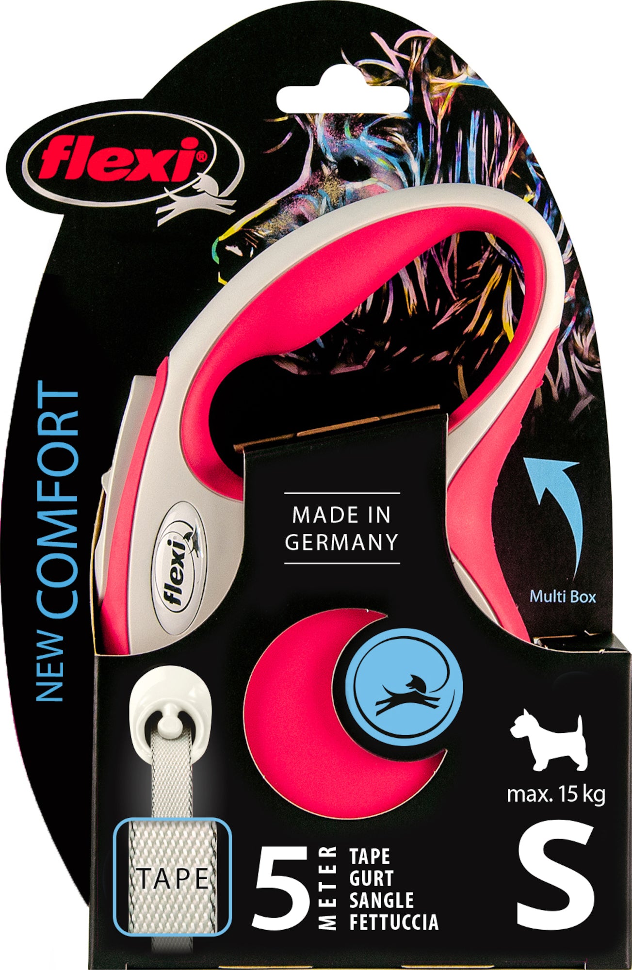 Flexi Roll-Leine New Comfort – Ergonomisches Design für angenehme Spaziergänge