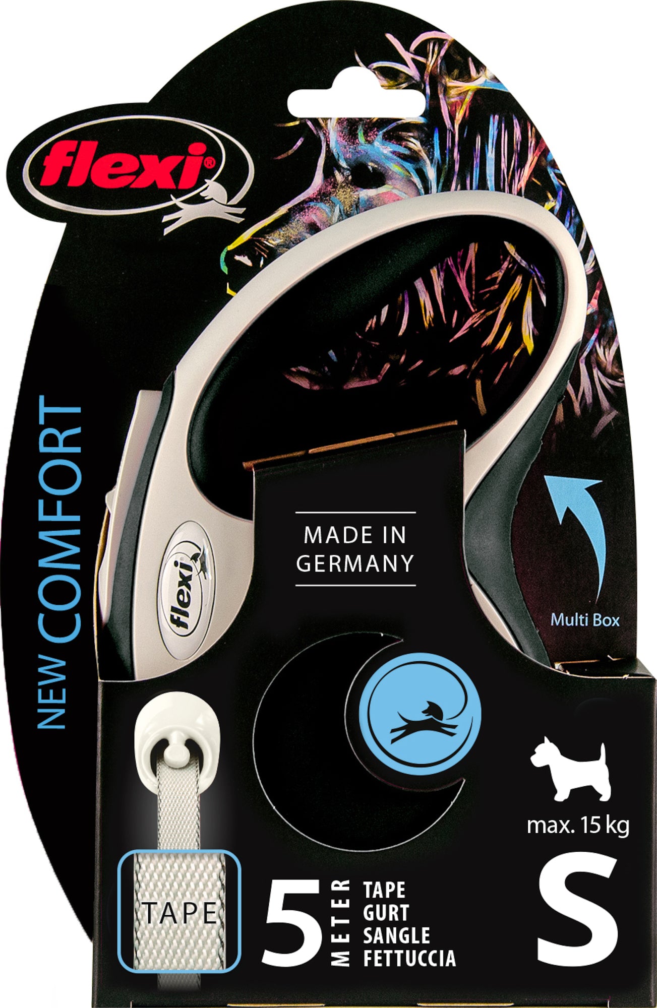 Flexi Roll-Leine New Comfort – Ergonomisches Design für angenehme Spaziergänge