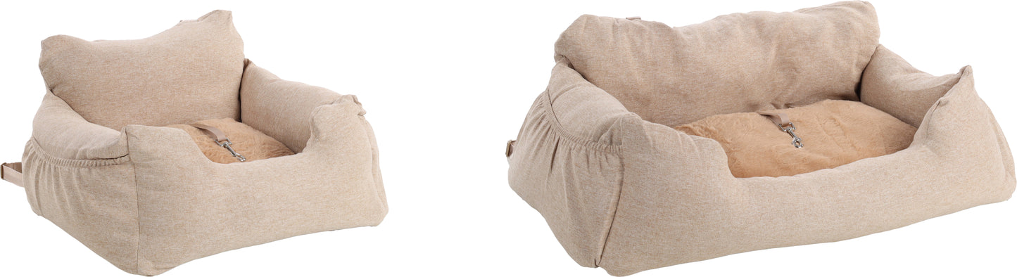 Sicher & bequem unterwegs – Haustier-Autositz mit waschbarem Bezug