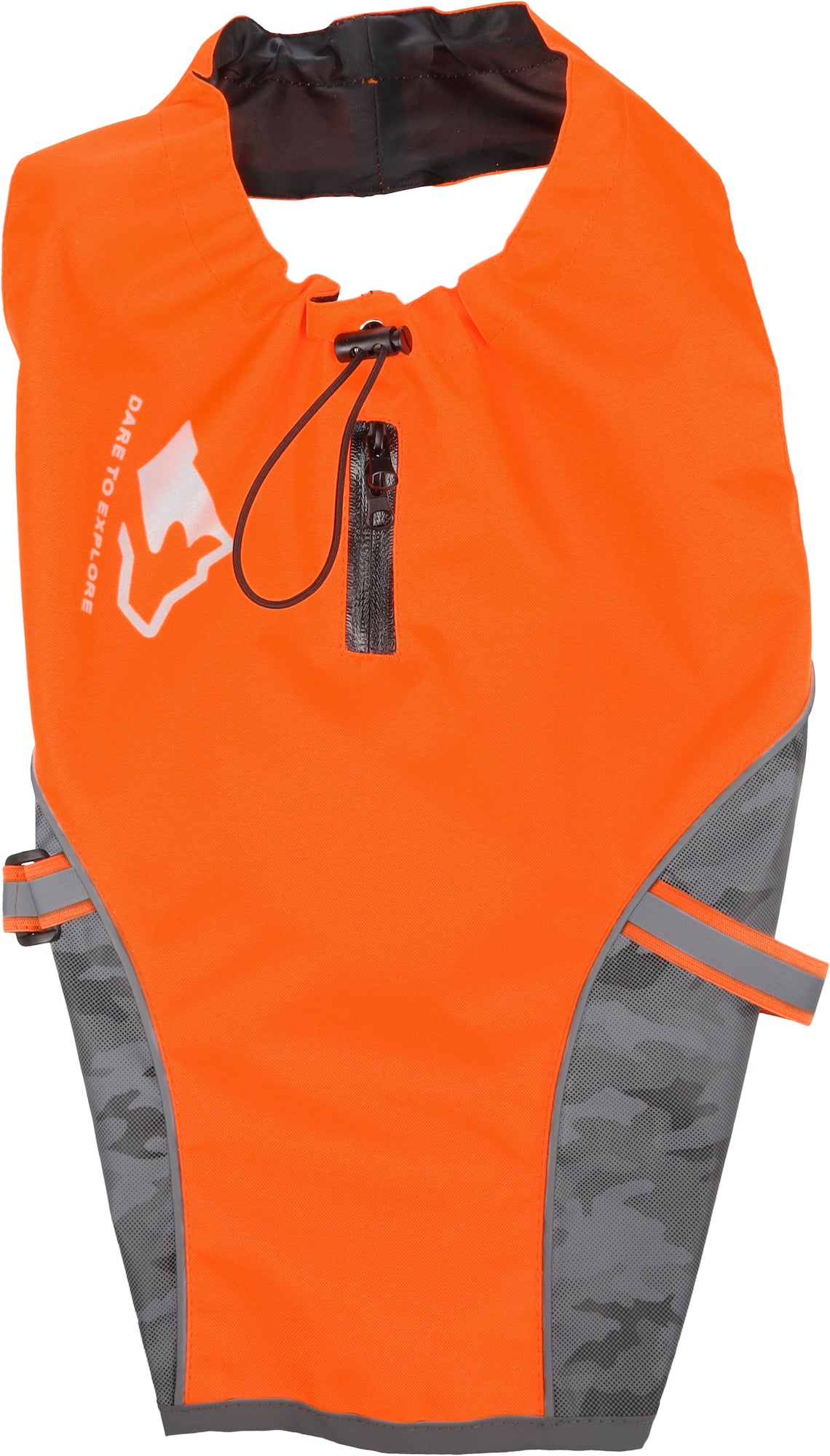 Sicherheitsweste Fizz – Orange & Grau