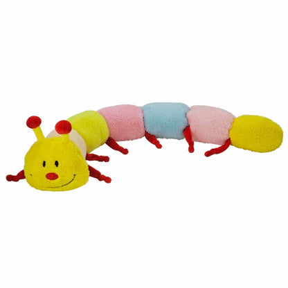 Plüsch Raupe – Extra langer Spielspaß mit sechs Quietschern!