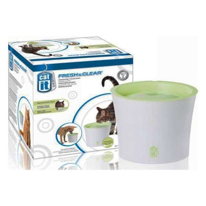 CATIT Fresh+Clear Trinkbrunnen 3L – Frisches Wasser für mehrere Haustiere