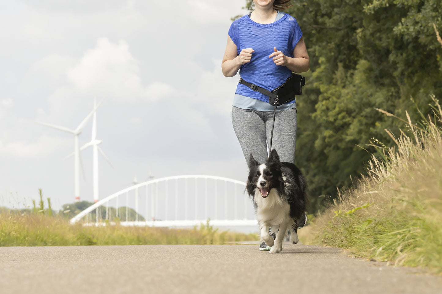 Joggingleine mit Hüftgurt Janko – Perfekt für aktive Spaziergänge & sportliche Abenteuer!