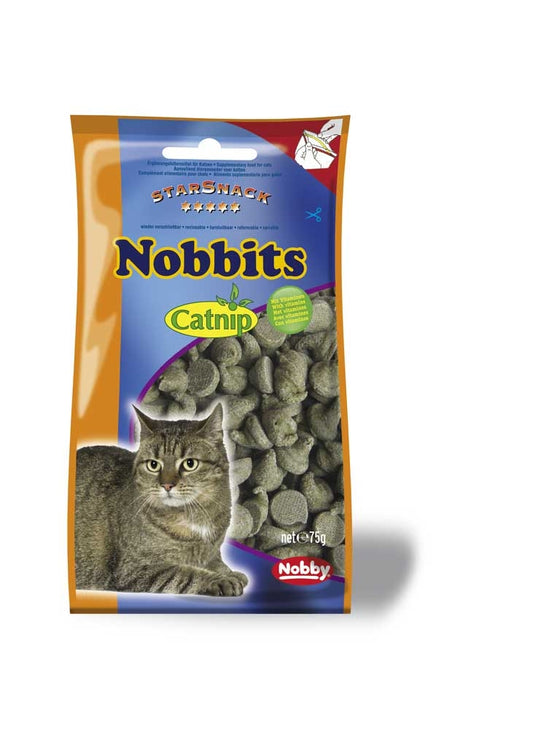 Nobbits Catnip – Appetitanregende Leckerbissen mit Katzenminze & Vitaminen