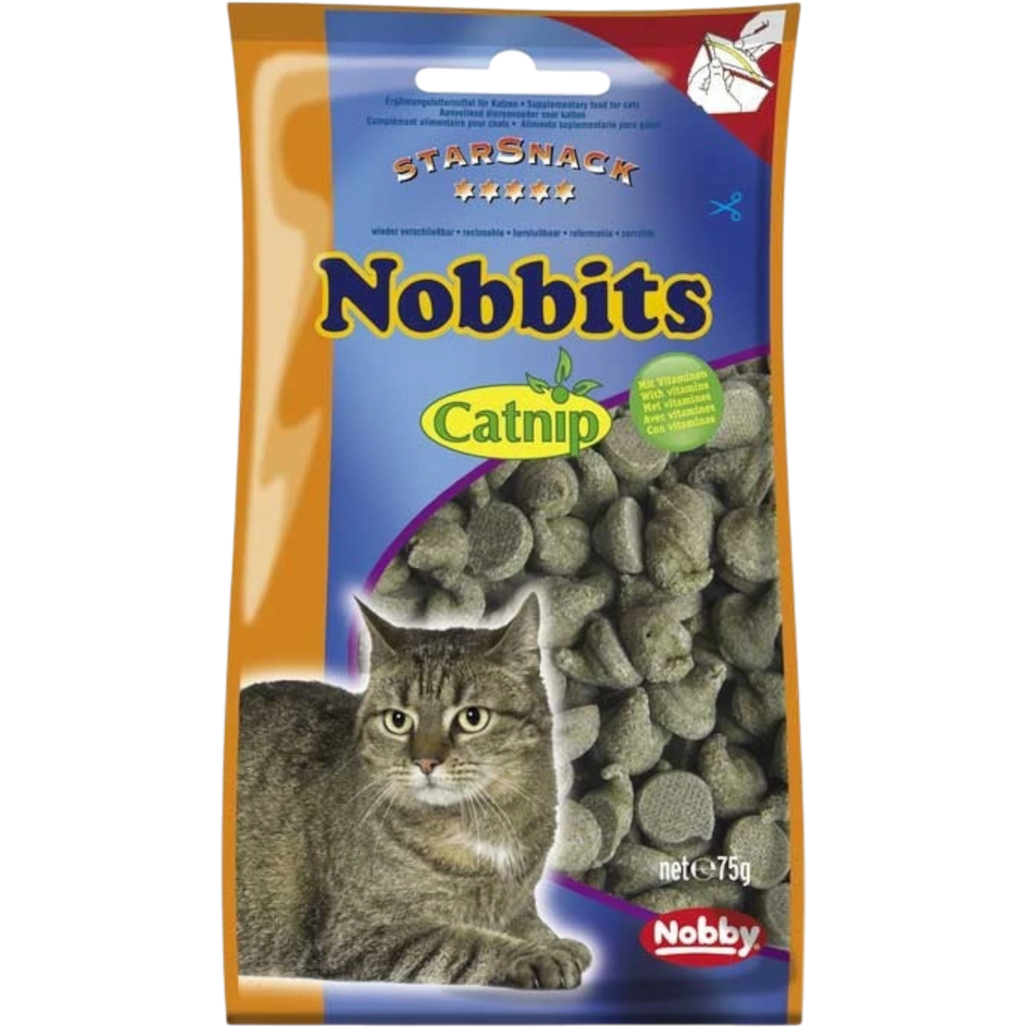 Nobbits Catnip – Appetitanregende Leckerbissen mit Katzenminze & Vitaminen