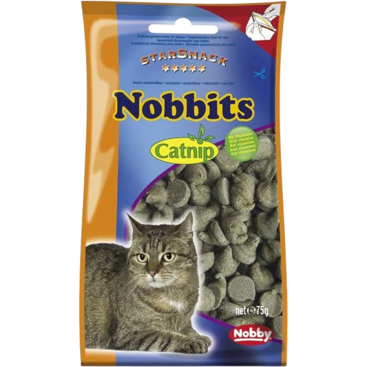 Nobbits Catnip – Appetitanregende Leckerbissen mit Katzenminze & Vitaminen