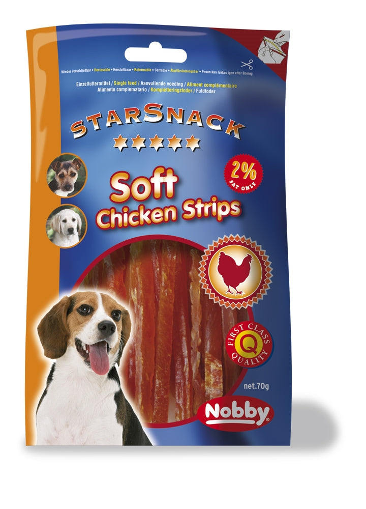 StarSnack Soft Chicken Strips – Der proteinreiche Premium-Snack mit 83 % Hähnchen