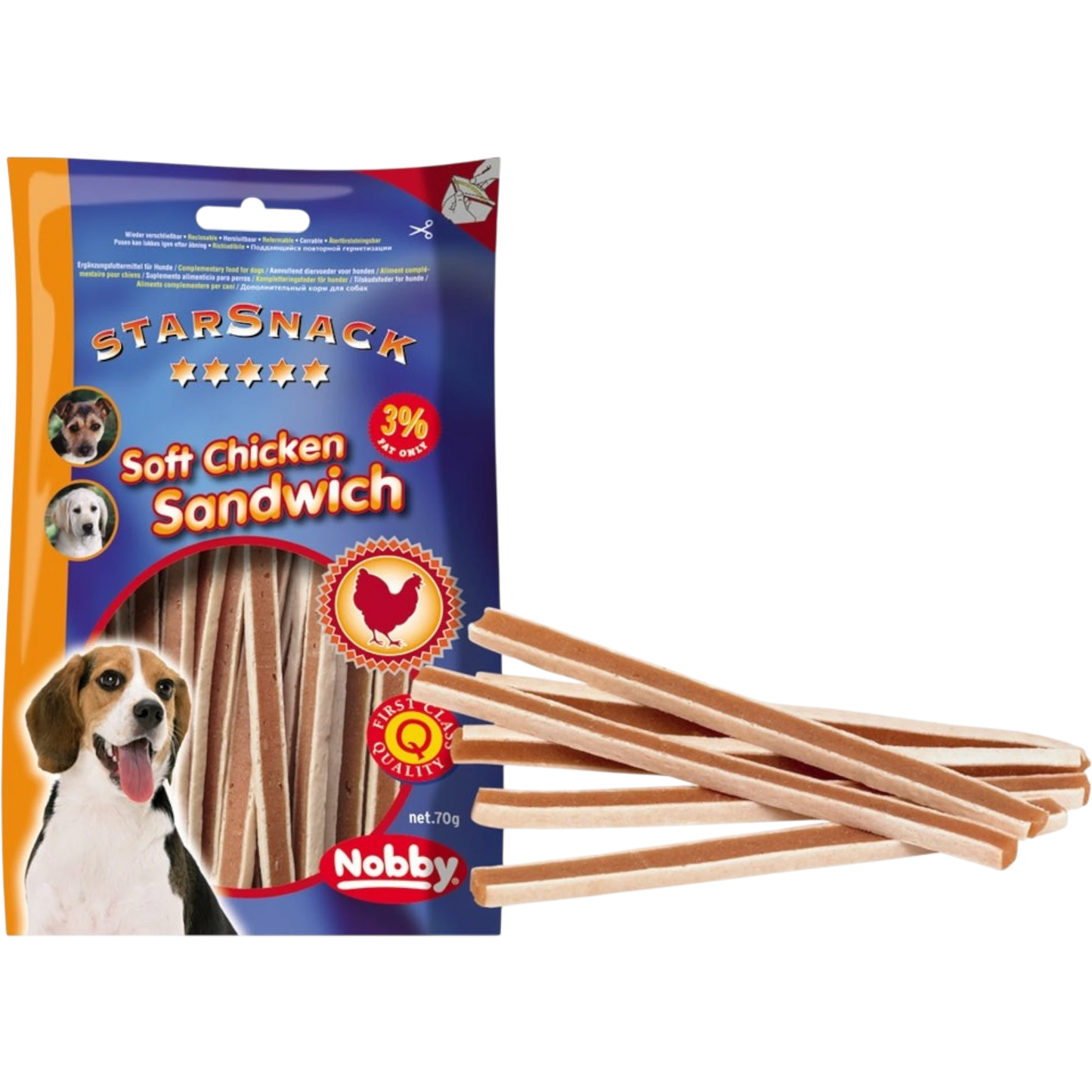 StarSnack Soft Chicken Sandwich – Zarter Genuss mit Hähnchen & Fisch