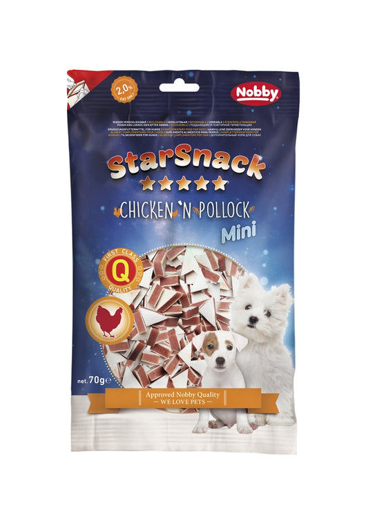 StarSnack MINI Chicken’n Pollock – Weicher Fisch-Hähnchen-Snack für kleine Feinschmecker