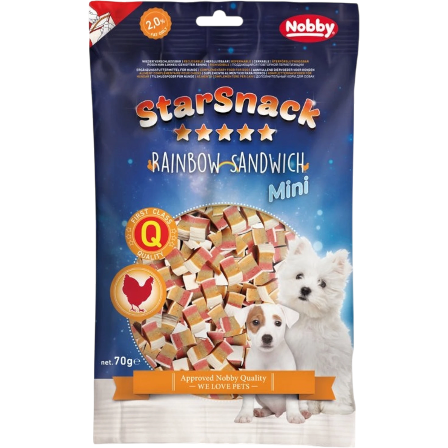 StarSnack MINI Rainbow Sandwich – Bunte Vielfalt für kleine Feinschmecker