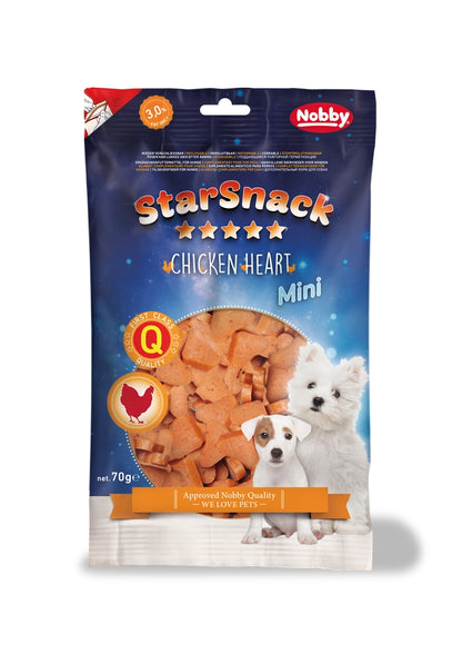 StarSnack MINI Chicken Heart – Herzhaft weicher Hähnchensnack für kleine Hunde