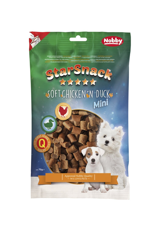 StarSnack MINI Chicken’n Duck – Zwei Fleischsorten, doppelter Genuss für kleine Hunde