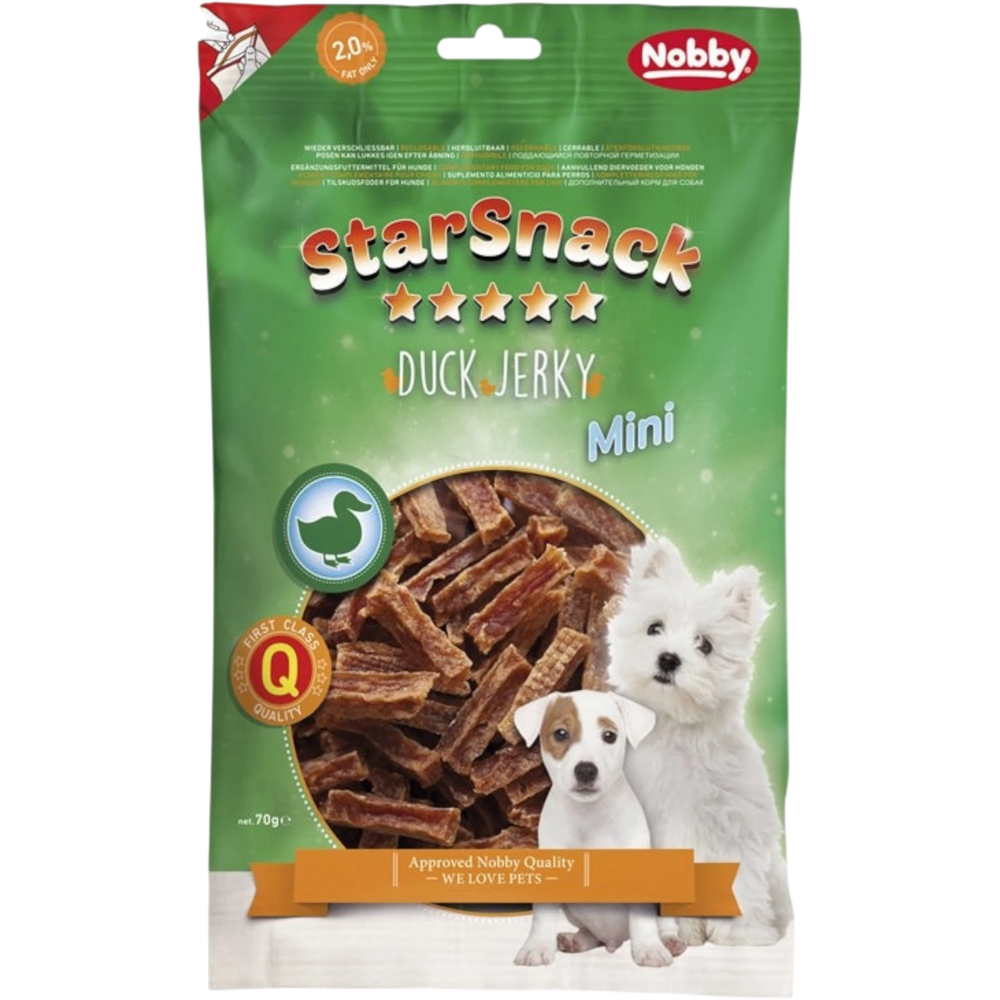 StarSnack MINI Duck Jerky – Reiner Entengenuss für kleine Hunde