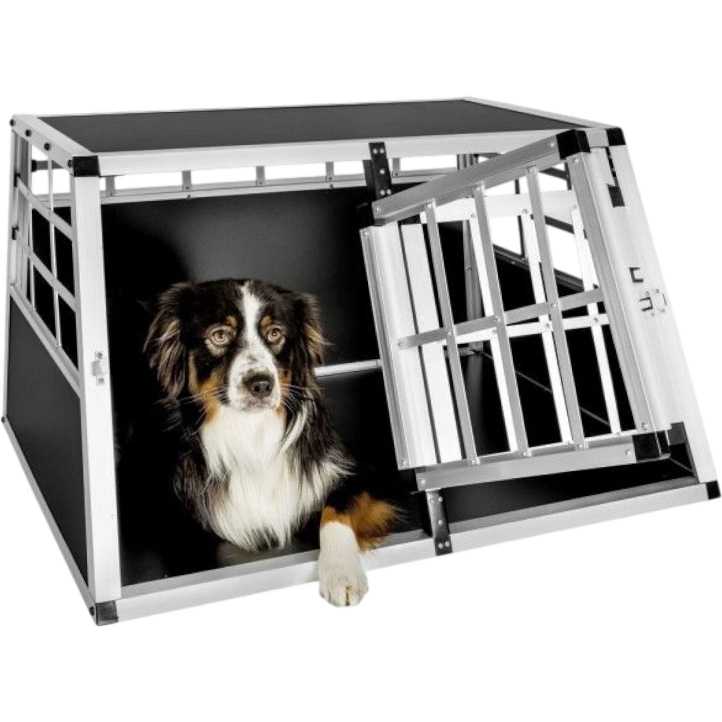 Hundetransportbox mit extra großem Zugang und Doppeltür