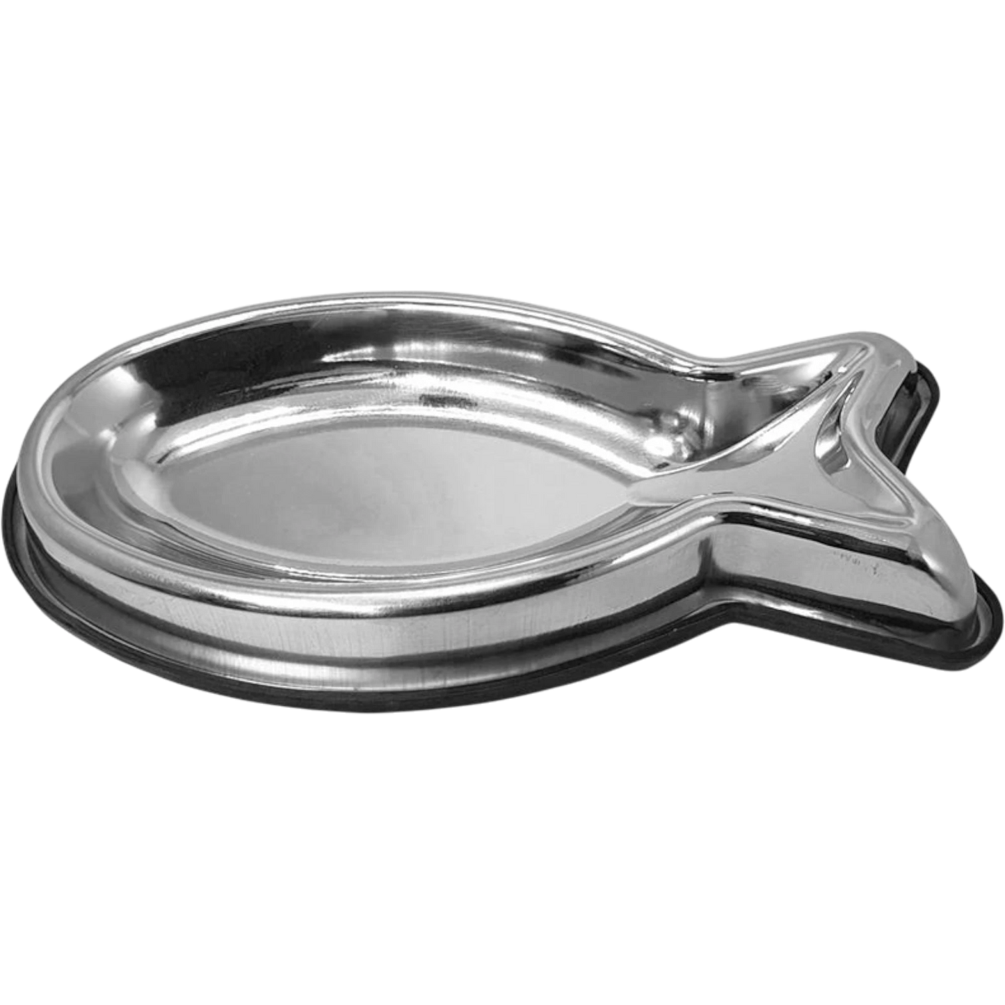 "Fish" Edelstahlschale – Praktisches Design für komfortables Fressen