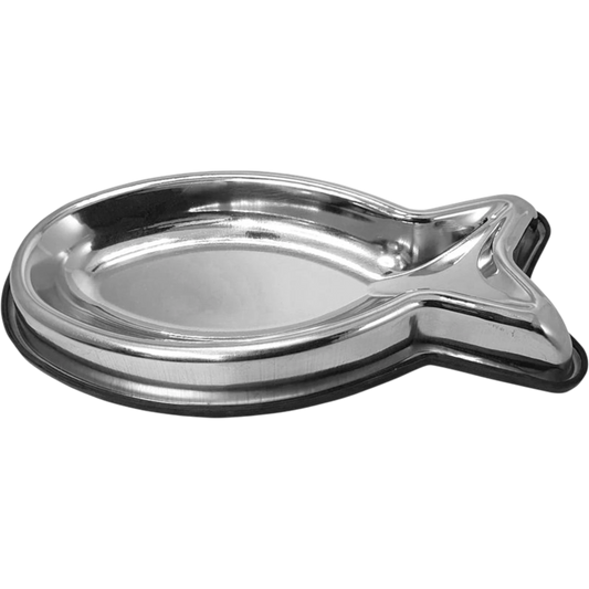 "Fish" Edelstahlschale – Praktisches Design für komfortables Fressen