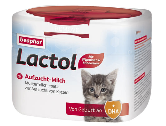 Beaphar Lactol Kitten-Milch – Vollwertiger Muttermilchersatz mit DHA, Vitaminen & Taurin