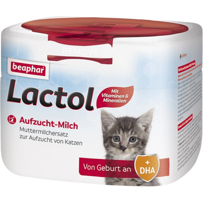 Beaphar Lactol Kitten-Milch – Vollwertiger Muttermilchersatz mit DHA, Vitaminen & Taurin