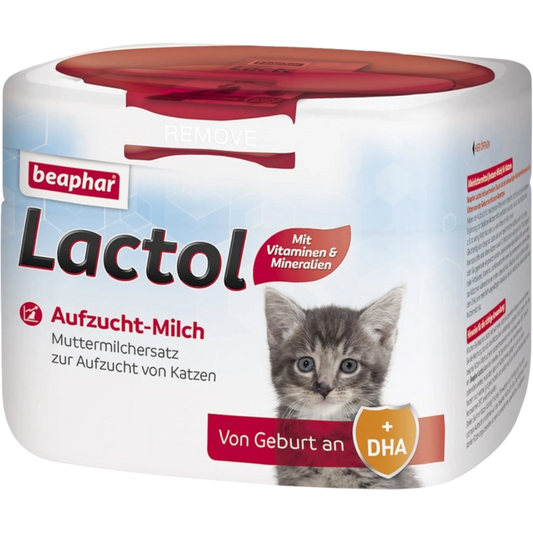 Beaphar Lactol Kitten-Milch – Vollwertiger Muttermilchersatz mit DHA, Vitaminen & Taurin