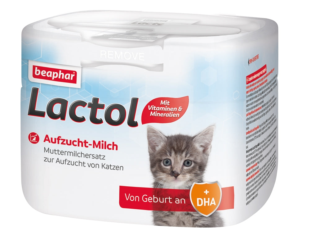 Beaphar Lactol Kitten-Milch – Vollwertiger Muttermilchersatz mit DHA, Vitaminen & Taurin