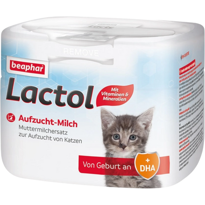 Beaphar Lactol Kitten-Milch – Vollwertiger Muttermilchersatz mit DHA, Vitaminen & Taurin