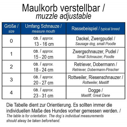 Verstellbarer Nylon-Maulkorb – Komfort trifft Funktion in stilvollen Farben