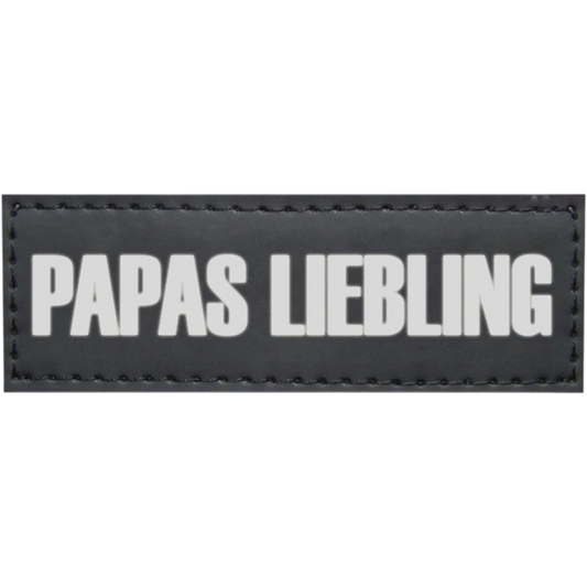 Klettsticker "PAPAS LIEBLING" – Liebe, die jeder sehen kann
