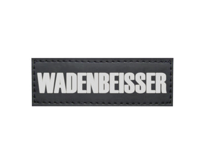 Klettsticker "WADENBEISSER" – Mit Biss und Humor unterwegs