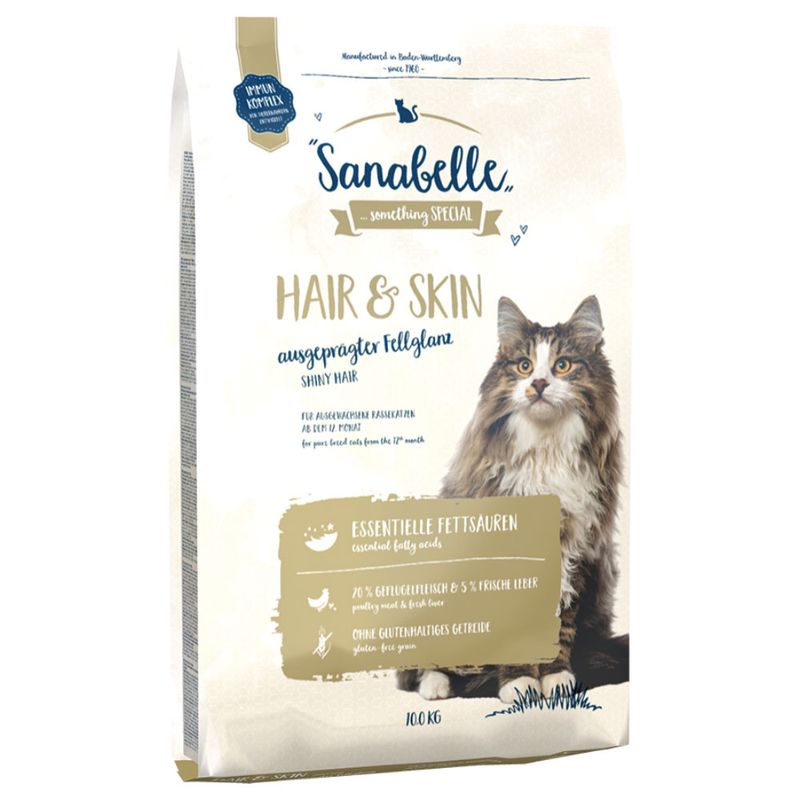 Sanabelle Hair & Skin – Trockenfutter für seidiges Fell & gesunde Haut
