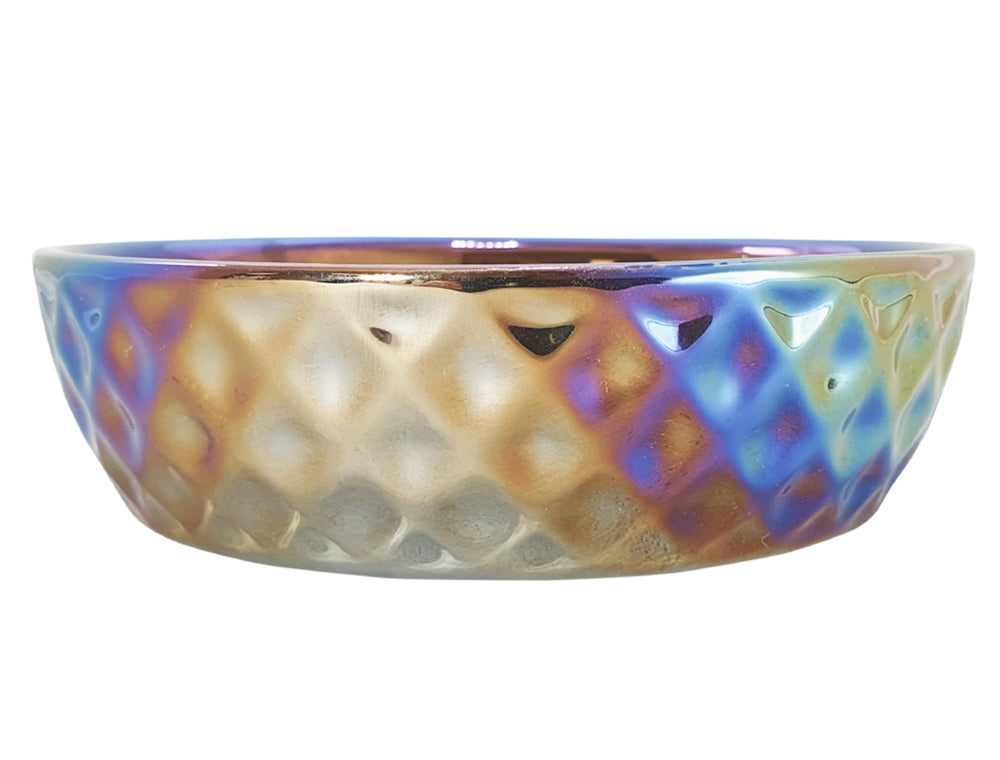 Schale „Gold Rainbow“ – Edles Design für stilvolle Futterplätze